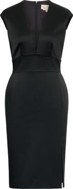 Maison Common Satin Stretch Dress