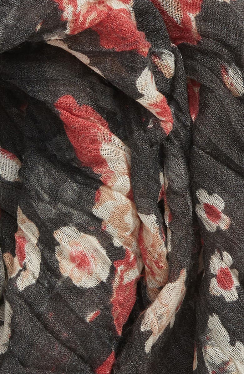 Treasure & Bond Print Gauze Scarf, Alternate, color, 