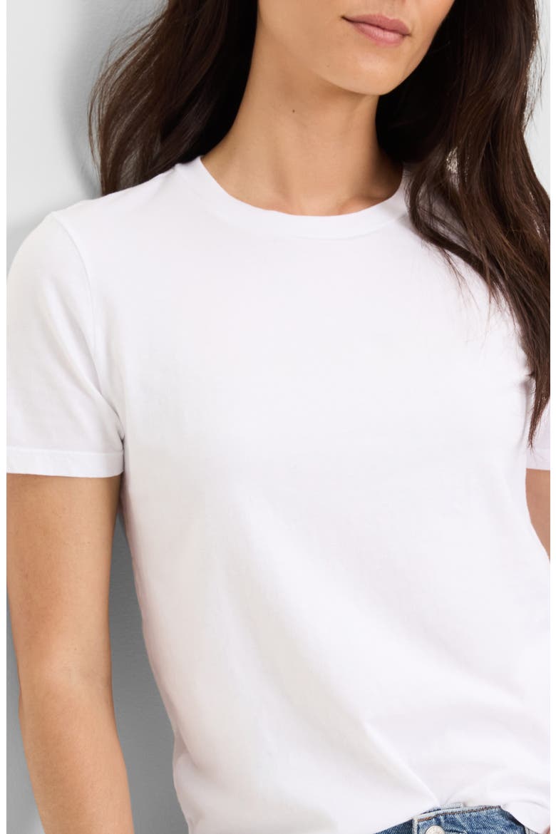 Becca Crewneck T-Shirt, Alternate, color, WHITE