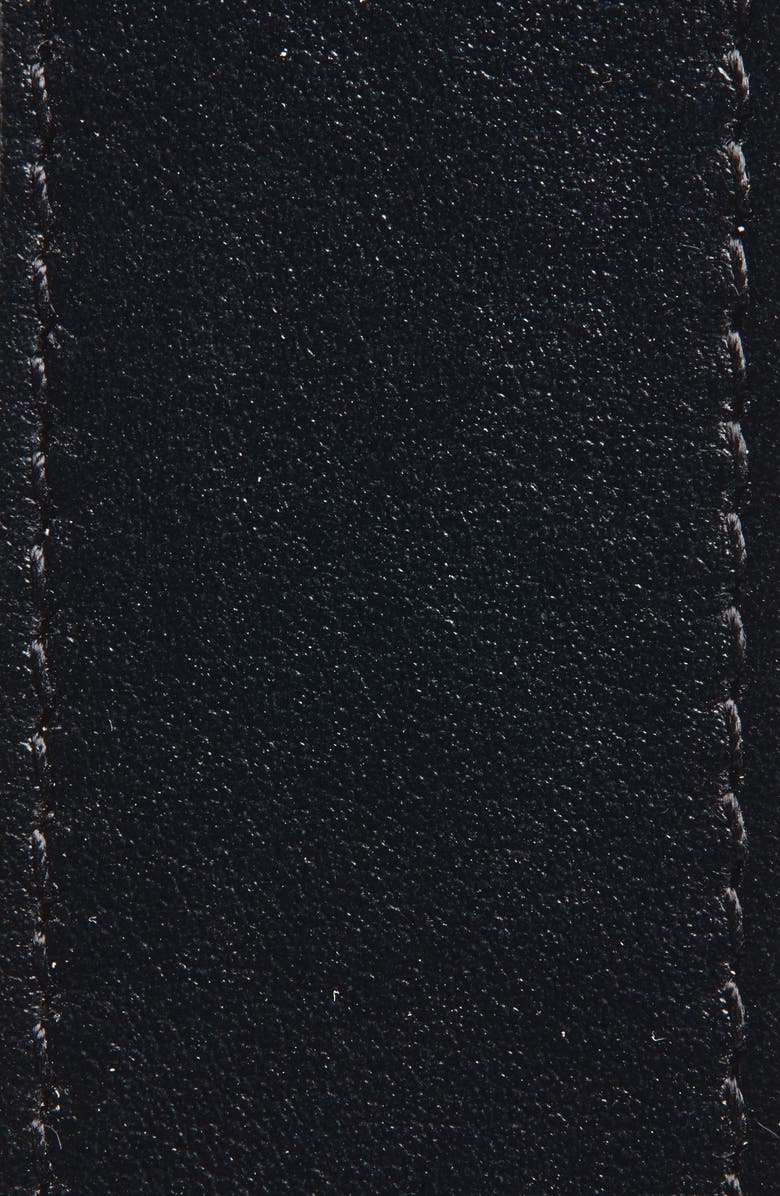 Versace Greca Goddess Leather Belt, Alternate, color, Black-Versace Gold