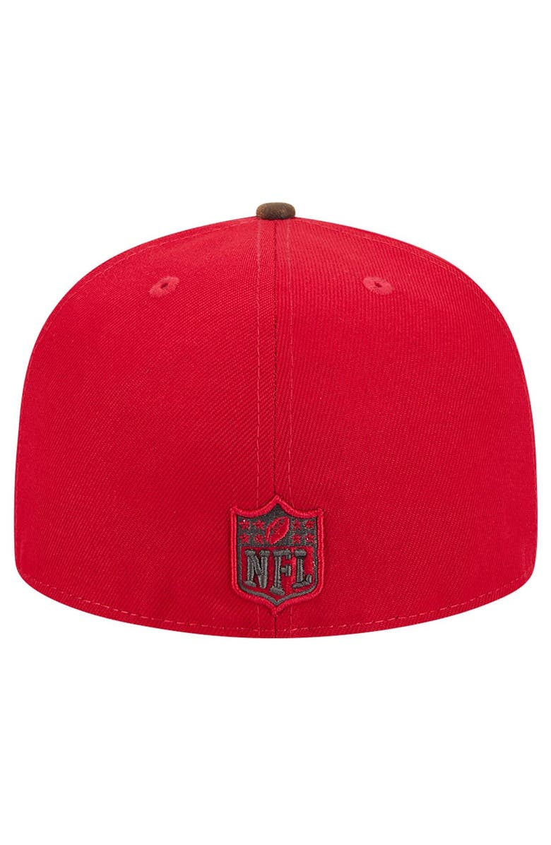New Era Men's New Era Red Tampa Bay Buccaneers Active Two-Tone Camo 59FIFTY Fitted Hat, Alternate, color, 