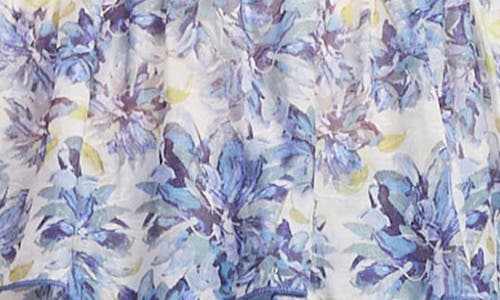 En Saison Odessa Floral Print Tiered Halter Maxi Dress In Multi
