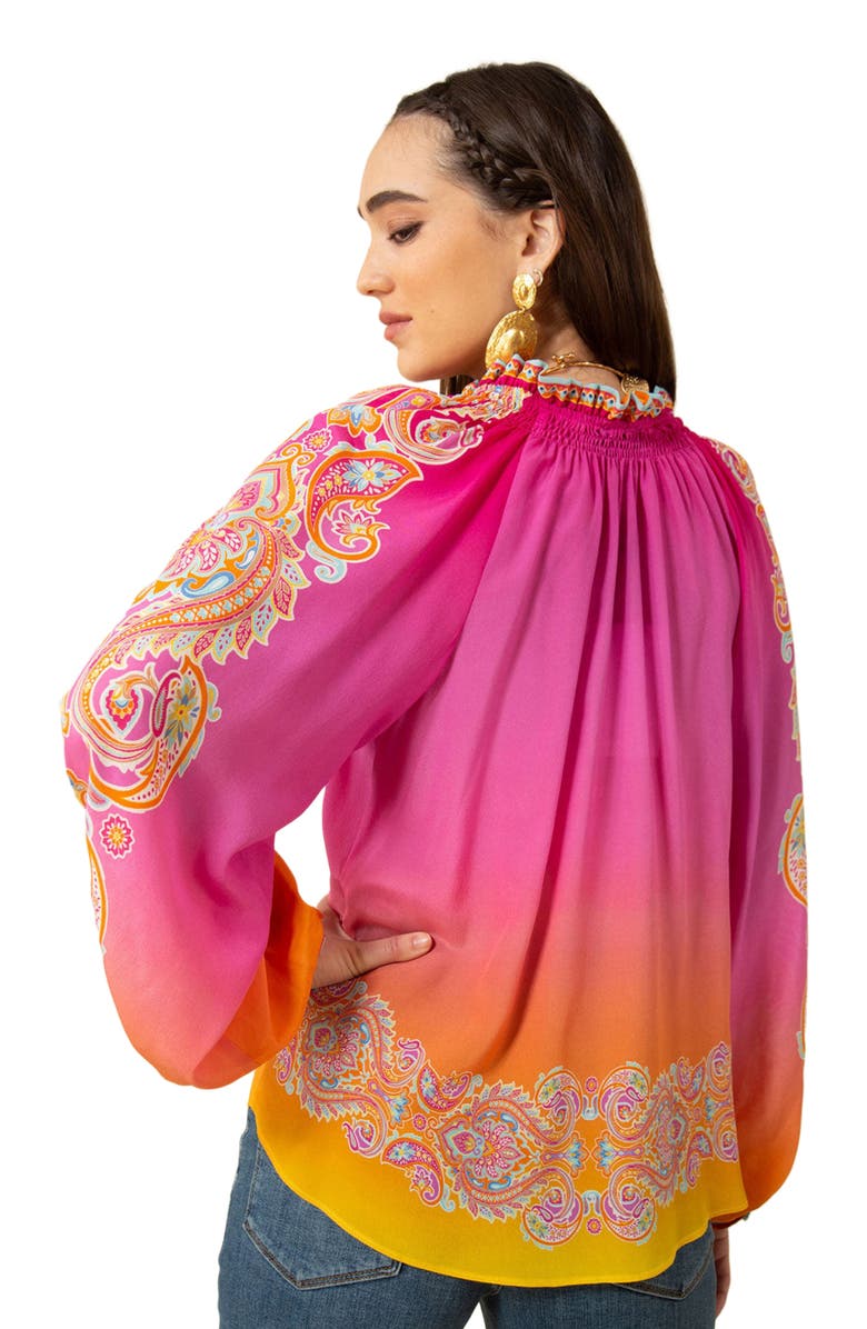 Hale Bob Everleigh Silk Top, Alternate, color, 