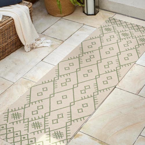 Jonathan Y Boho Moroccan Indoor/outdoor Area Rug In Beige/green