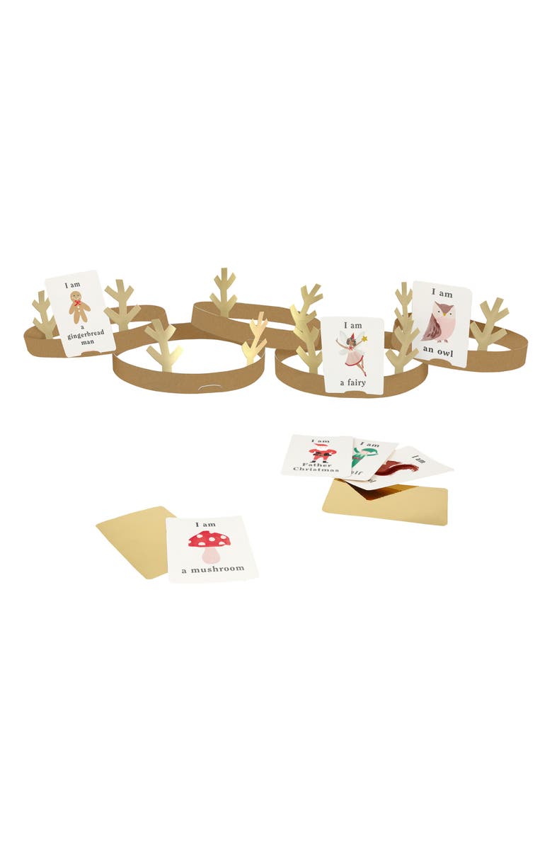 Meri Meri 6-Pack Woodland Christmas Crackers, Alternate, color, Brown Multi