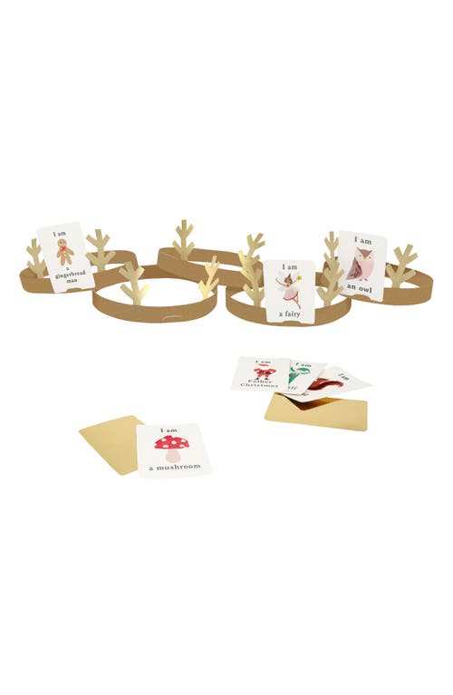 Meri Meri 6-pack Woodland Christmas Crackers In Brown