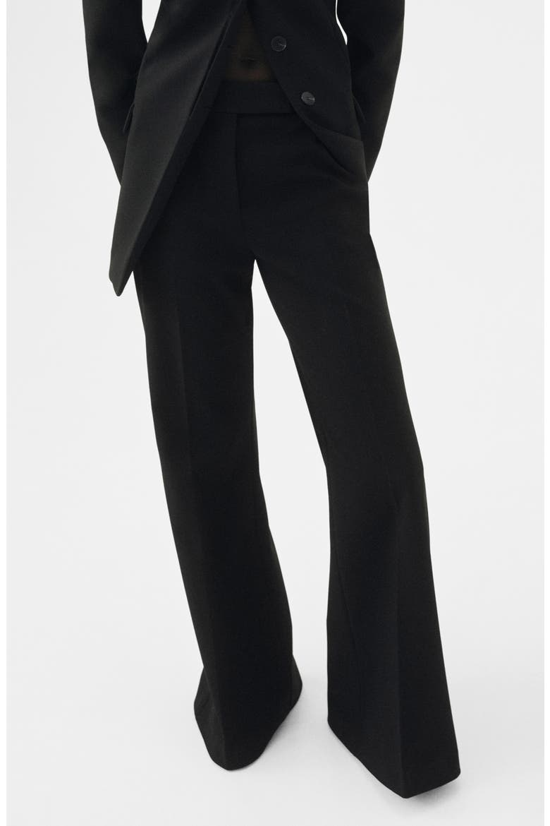 Selection Flare Leg Pants, Main, color, BLACK
