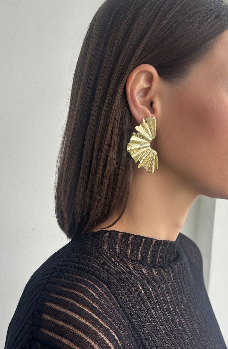 Adornia Wave Statement Earrings, Alternate, color, 