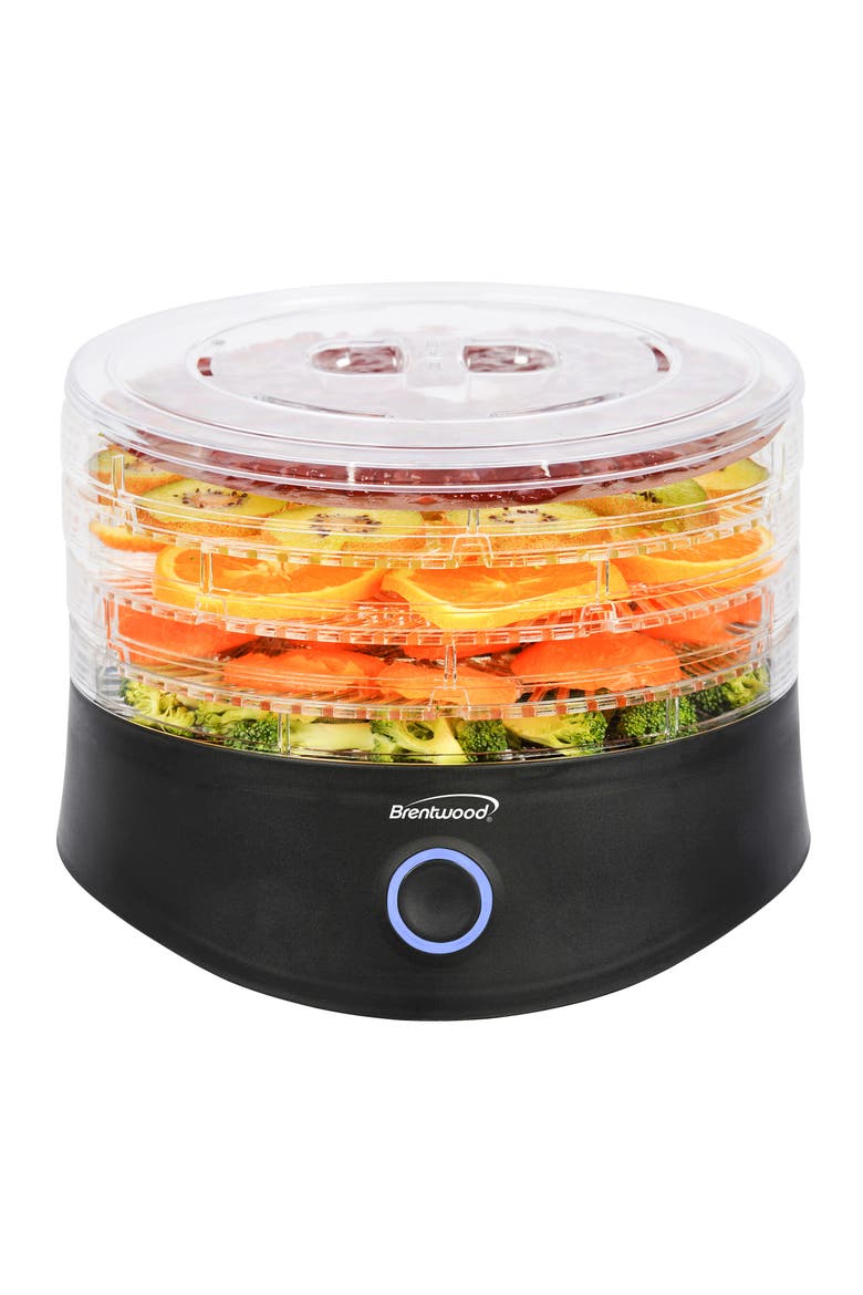 5 Tray Food Dehydrator in Black with Auto Shut Off, Main, color, Black