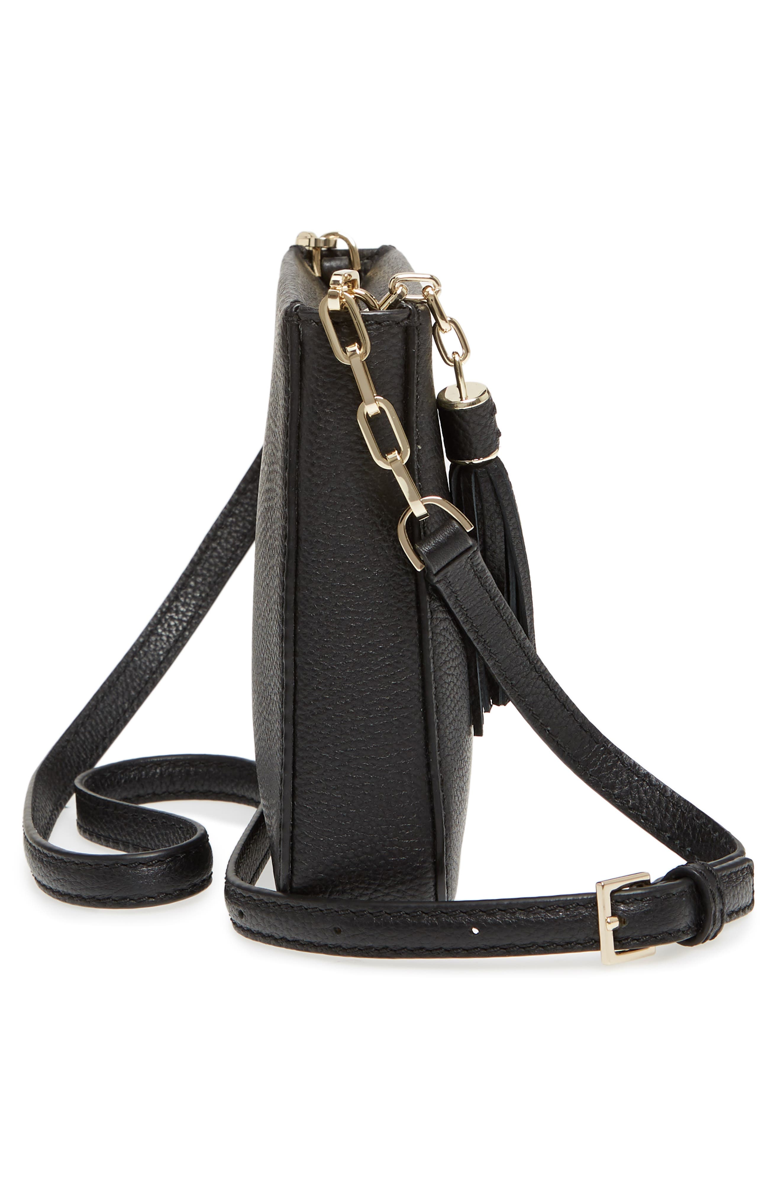 Kate Spade New York kingston drive - alessa leather shoulder/crossbody bag, Alternate, color, 