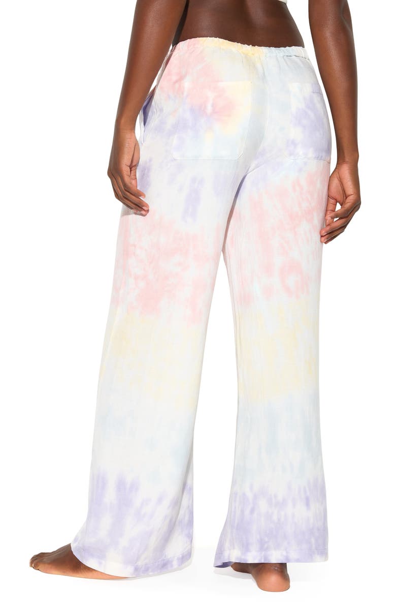 Spiritual Gangster Toluca Linen Blend Pants, Alternate, color, Wisteria M