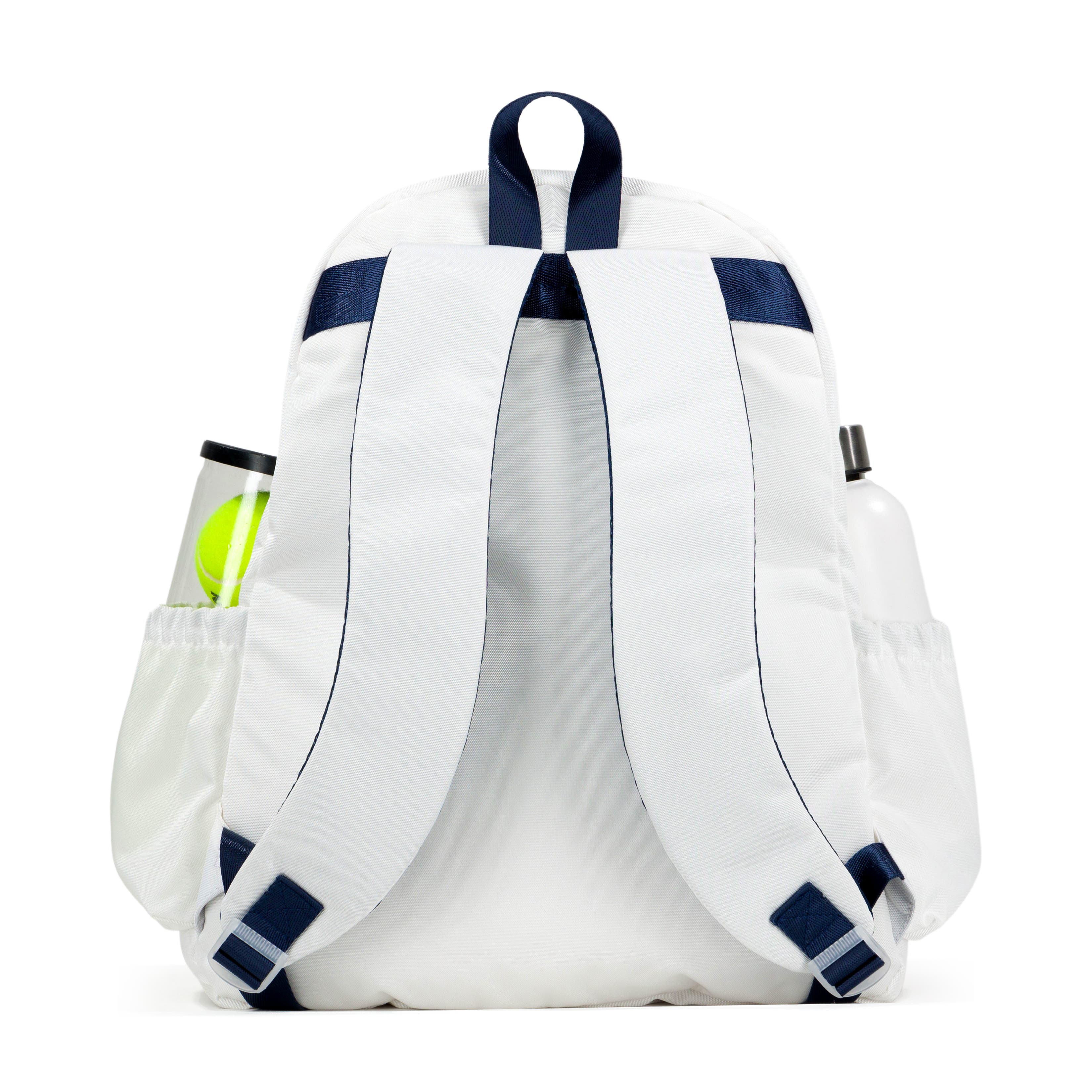Game On Tennis Backpack, Alternate, color, White/Navy/Green