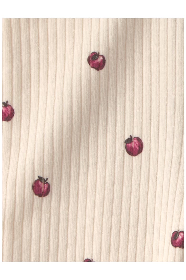 Set of 2 Assorted Stretch Organic Cotton Leggings, Alternate, color, MAROON APPLE