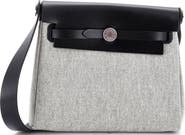 Pre-Owned Hermes Herbag Zip Toile and Leather 20