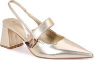 BERNESS Inset Strap Slingback Pump