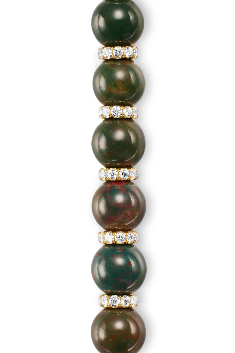 Men's Spiritual Beads Bracelet, 8mm, Alternate, color, BLOODSTONE