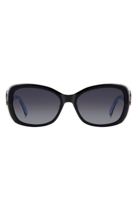 elowen 55mm gradient round sunglasses