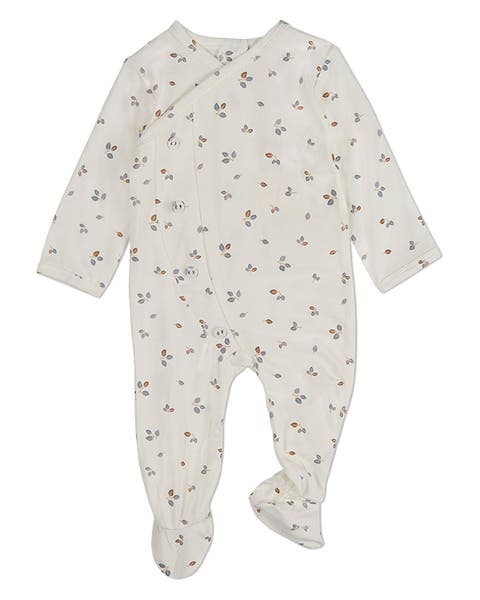 Baby Boys Crossover Collar Footie (Baby)