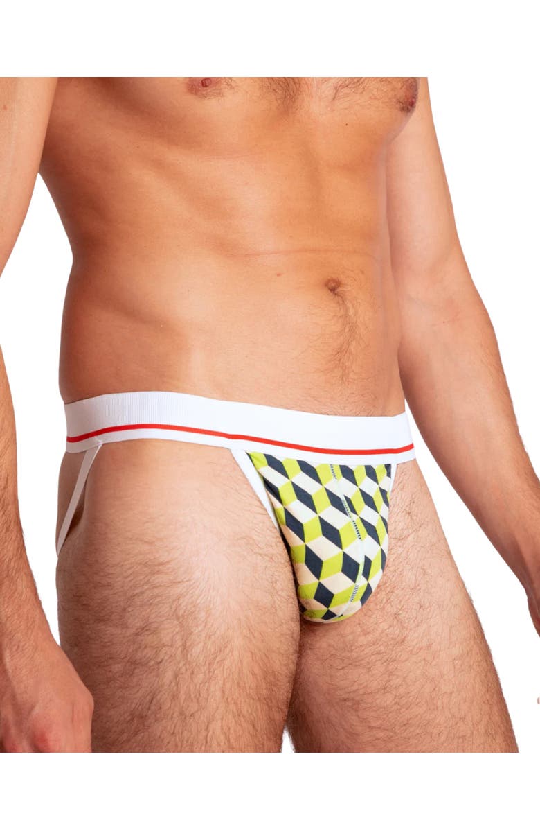 Mosmann Australia Men's Jockstrap, Alternate, color, Multi - Green