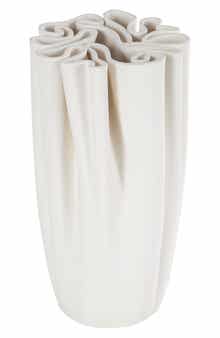VIVIAN LUNE HOME Fluted Ceramic Vase