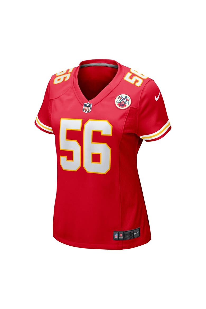 Women's Nike George Karlaftis Red Kansas City Chiefs Game Player Jersey, Alternate, color, Red