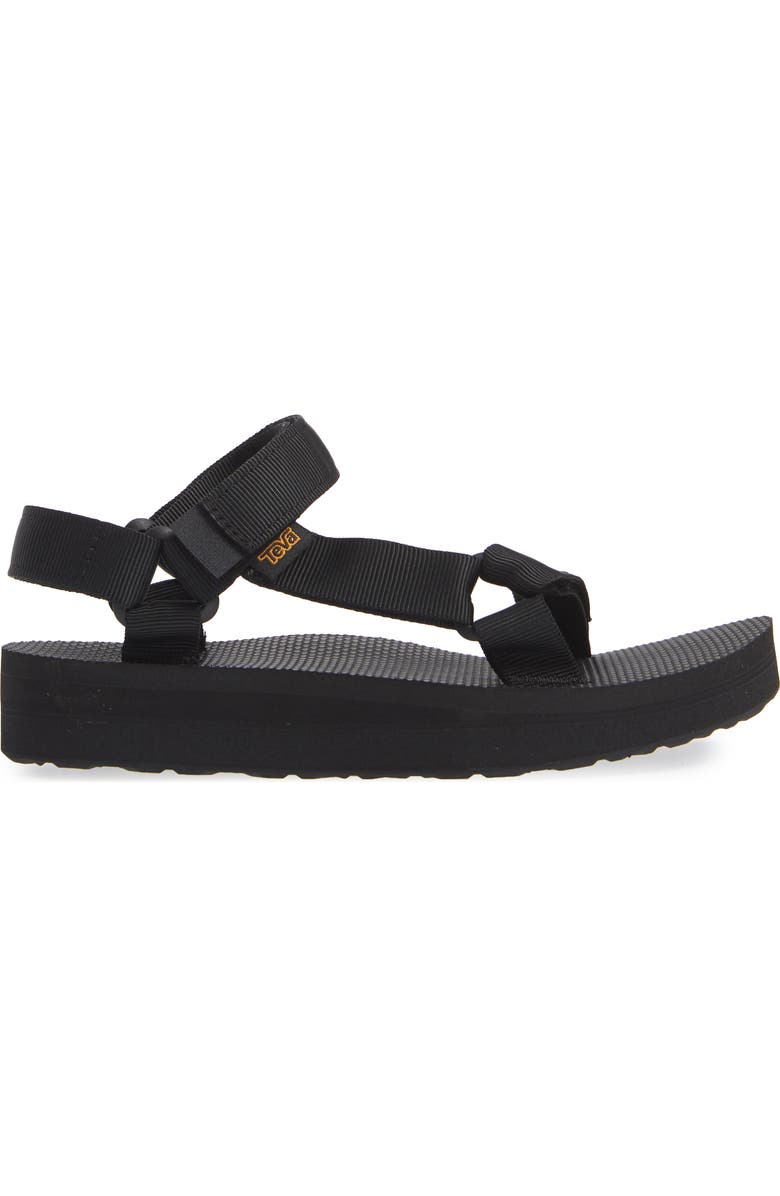 Teva Midform Universal Sandal, Alternate, color, Black Fabric