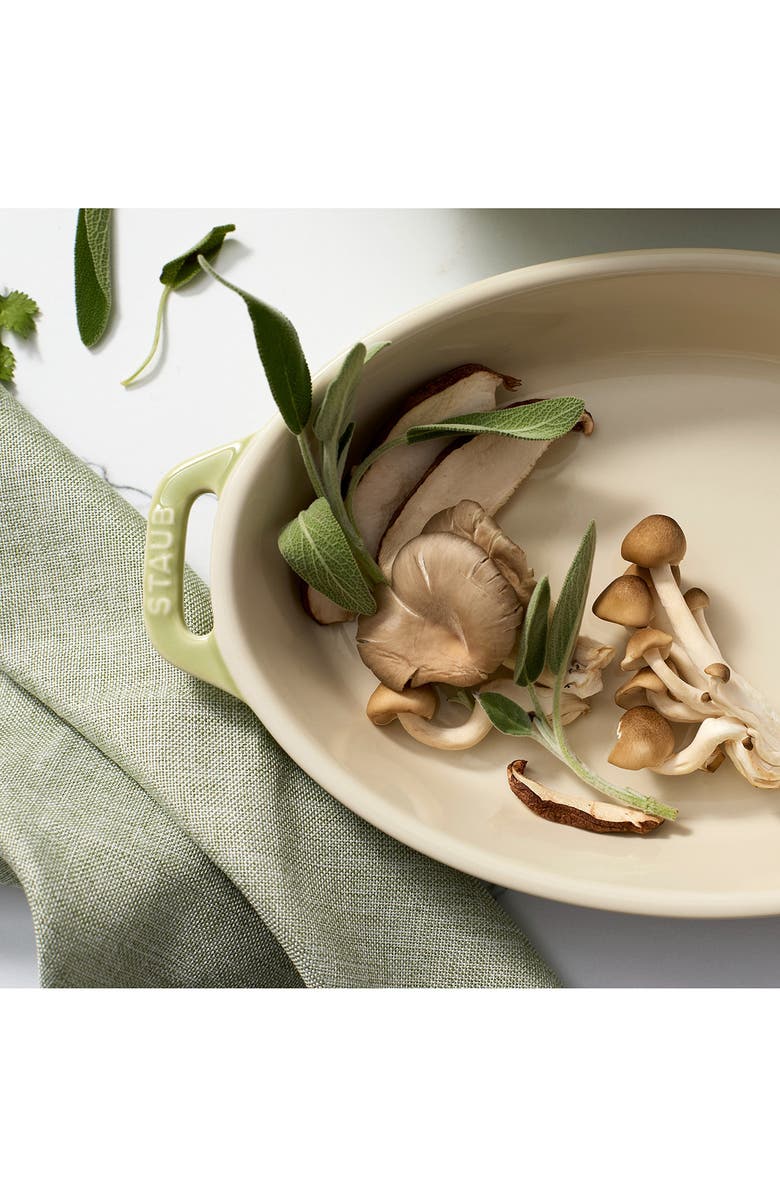 Staub 4-Piece Ceramic Baking Dish Set, Alternate, color, Light Green