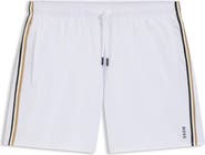BOSS Iconic Side Stripe Swim Trunks