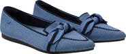 VIVAIA Pointed-Toe Bow Loafers
