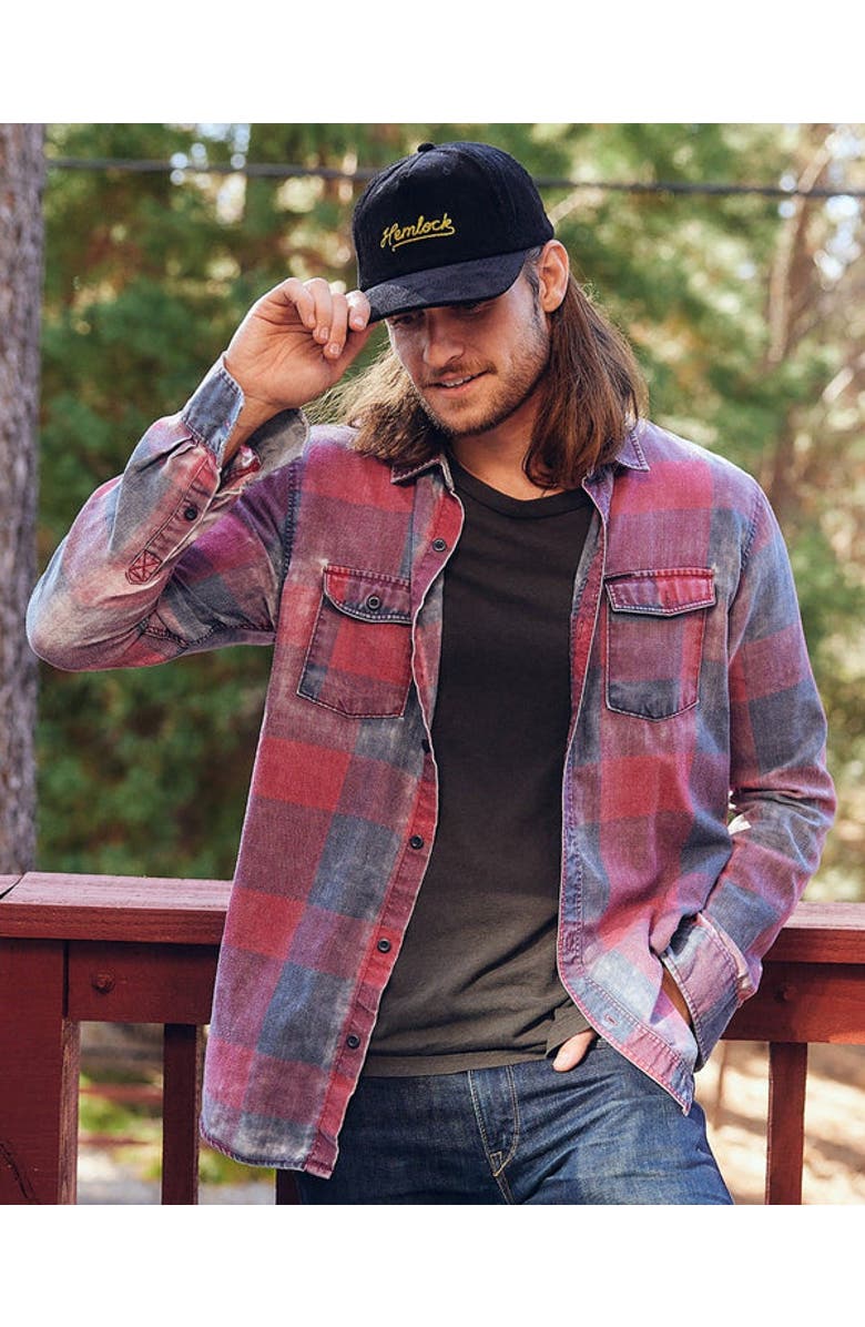 Hemlock Wesley 5 Panel Hat, Alternate, color, Black