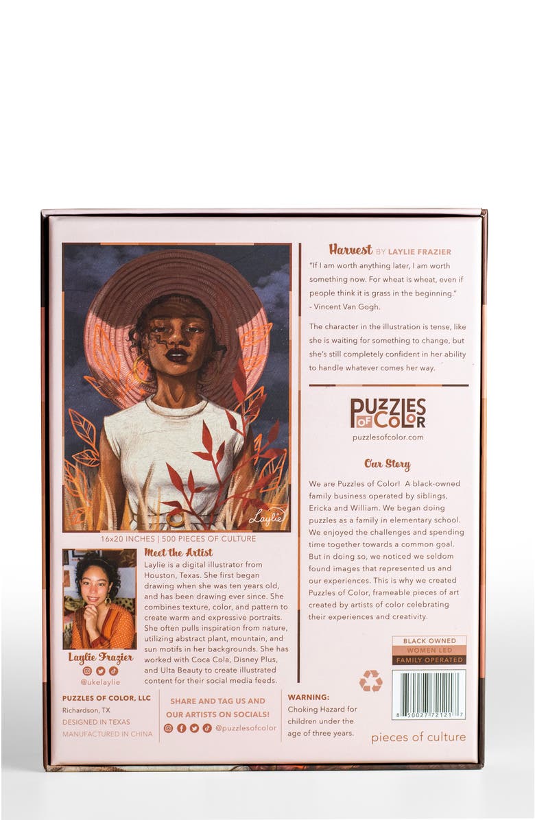 Puzzles of Color Harvest - 500 Piece Puzzle, Alternate, color, Multi