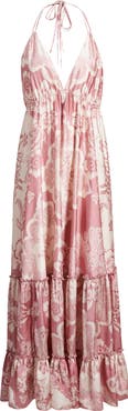 Parker The Davina Paisley Halter Maxi Dress