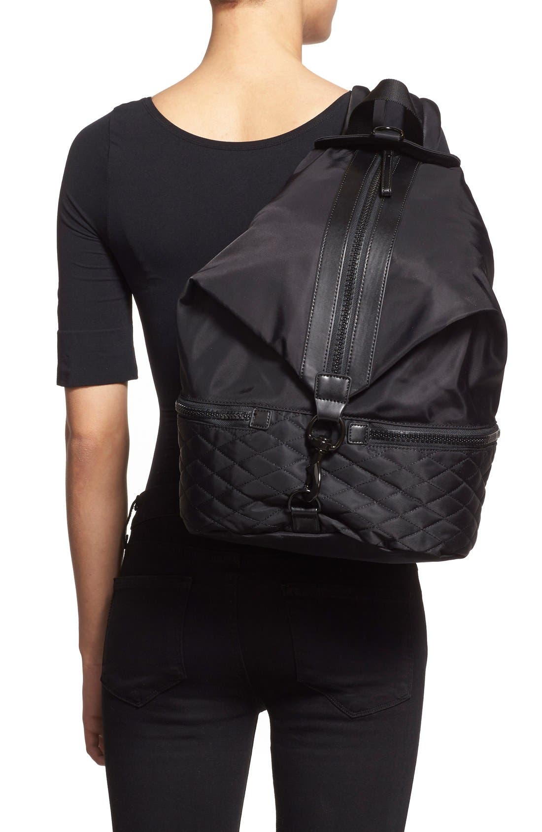 'Julian' Sport Backpack, Alternate, color, BLACK