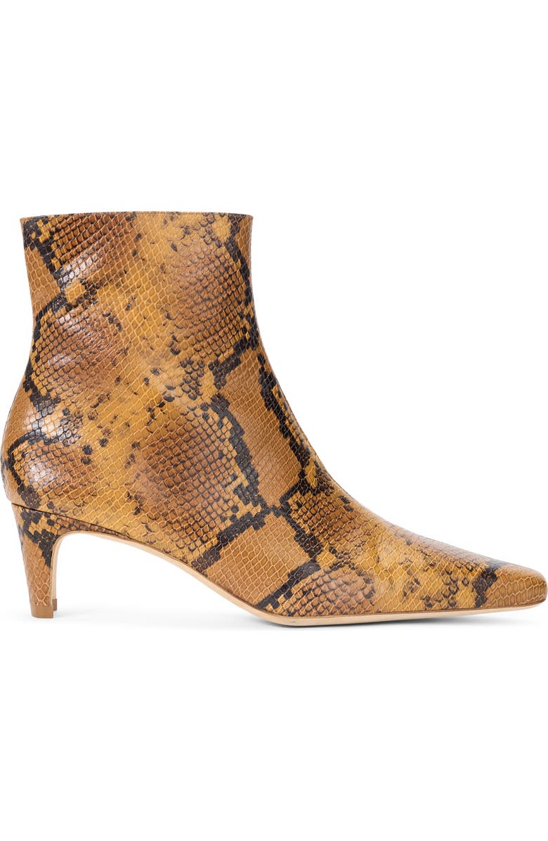 STAUD Wally Snakeskin Embossed Bootie, Alternate, color, Snake