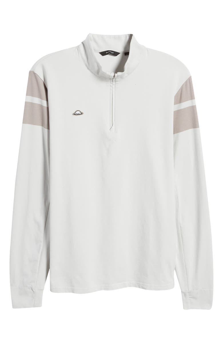 Radmor Colton Stretch Organic Cotton Quarter Zip Pullover, Alternate, color,