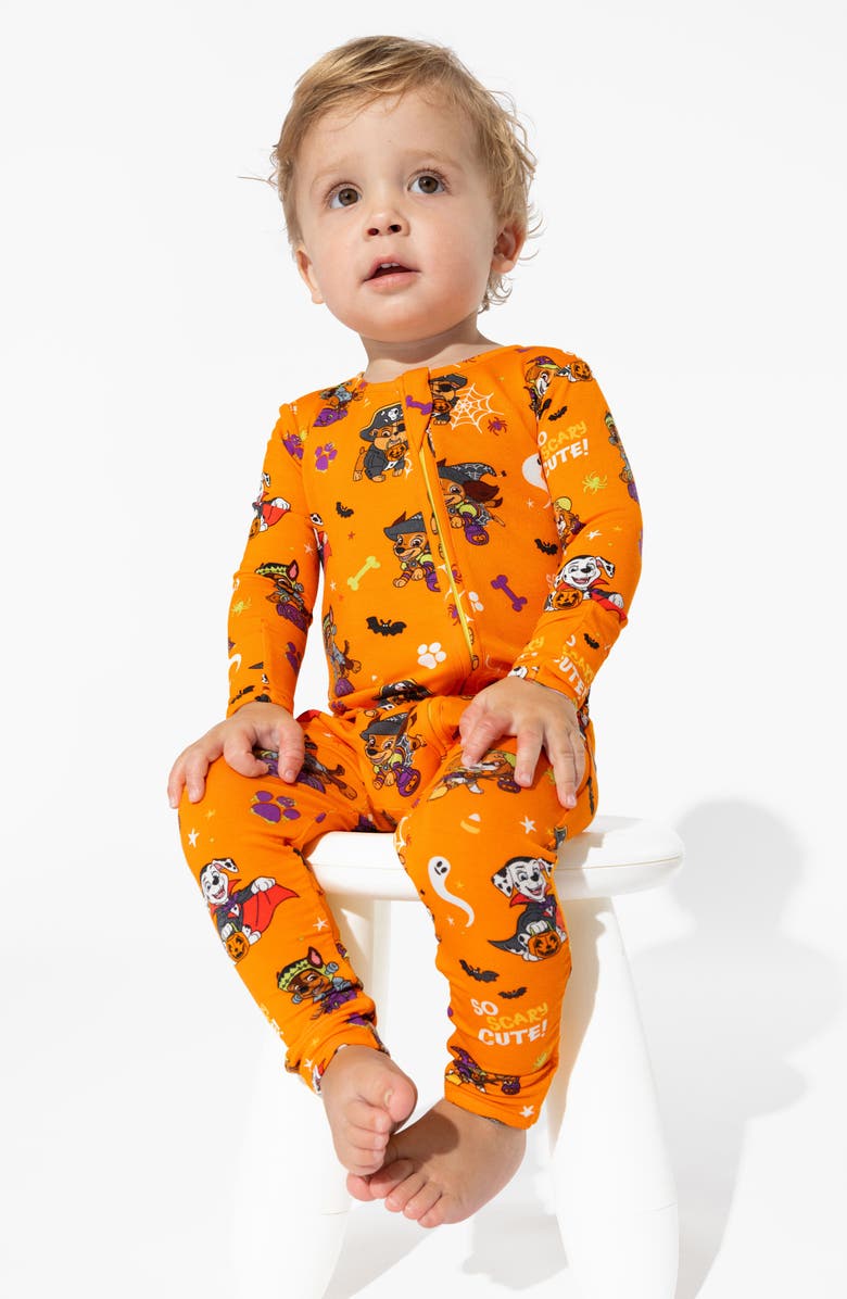 Bellabu Bear Paw Patrol Halloween Convertible Footie Pajamas, Alternate, color, 