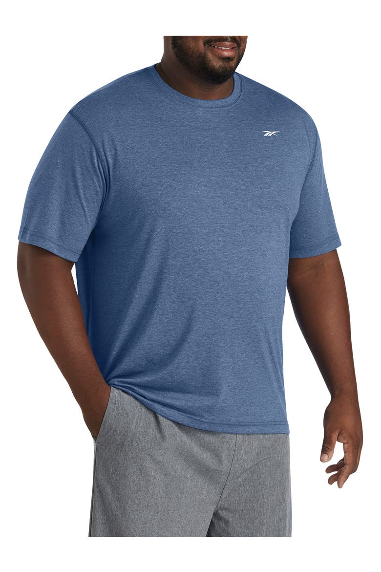 Performance Jersey Tech T-Shirt, Main, color, WARPED BLUE HEATHER