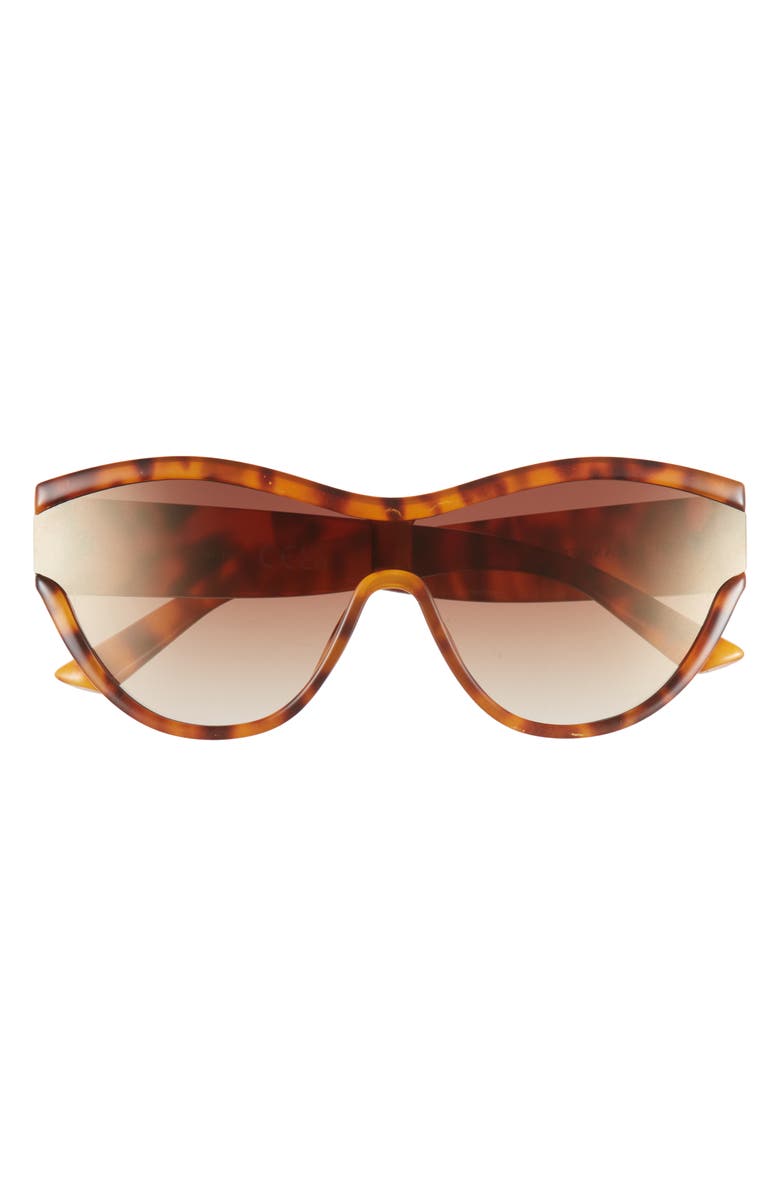 Vince Camuto Shield Cat Sunglasses, Main, color, Gold Tortoise
