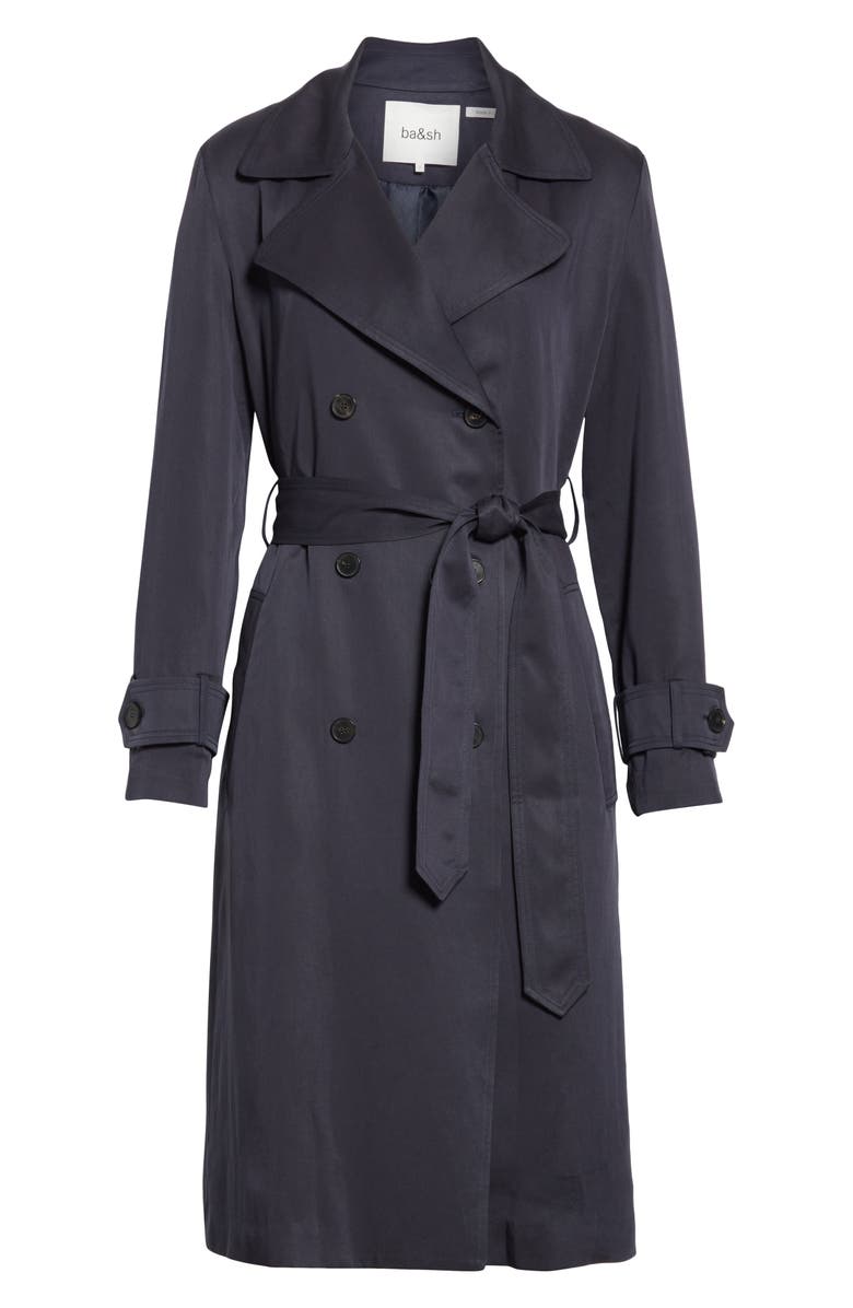 ba&sh Zurich Trench Coat, Alternate, color,