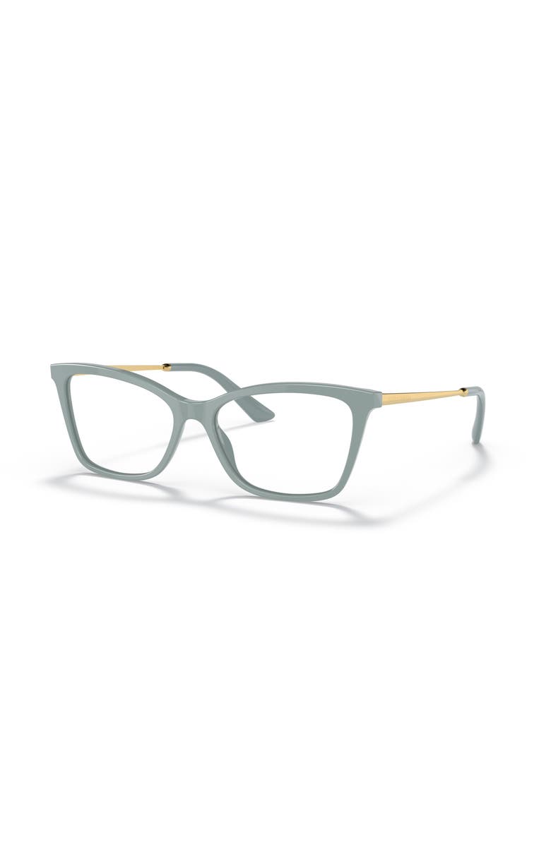 Dolce&Gabbana 54mm Rectangle optical glasses, Main, color, Blue