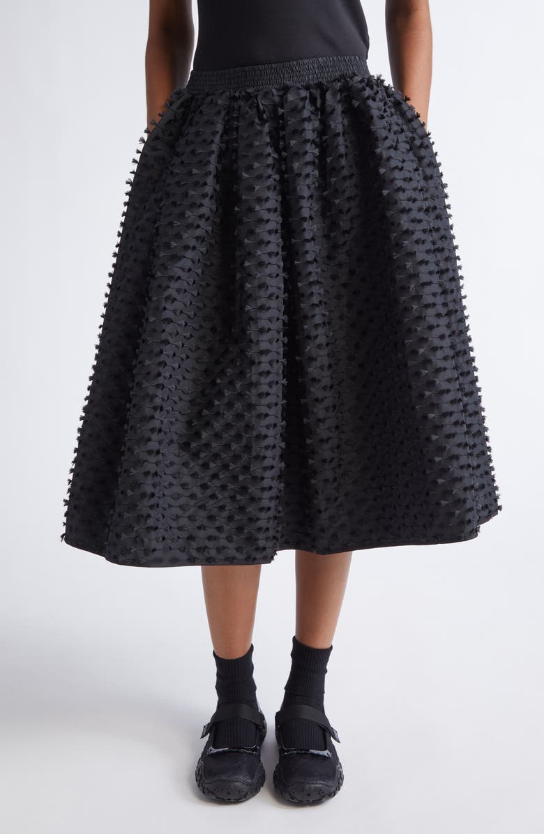 Cecilie Bahnsen Mala Fiamma Fil Coupé Skirt, Main, color,