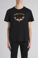 McQueen Logo Embroidered T-Shirt