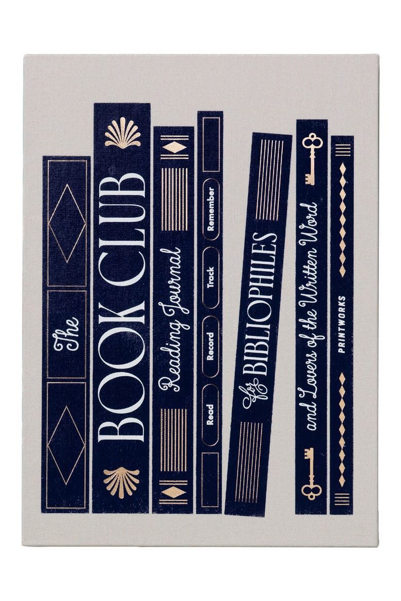 The Book Club Reading Journal, Main, color, BLUE/MULTI