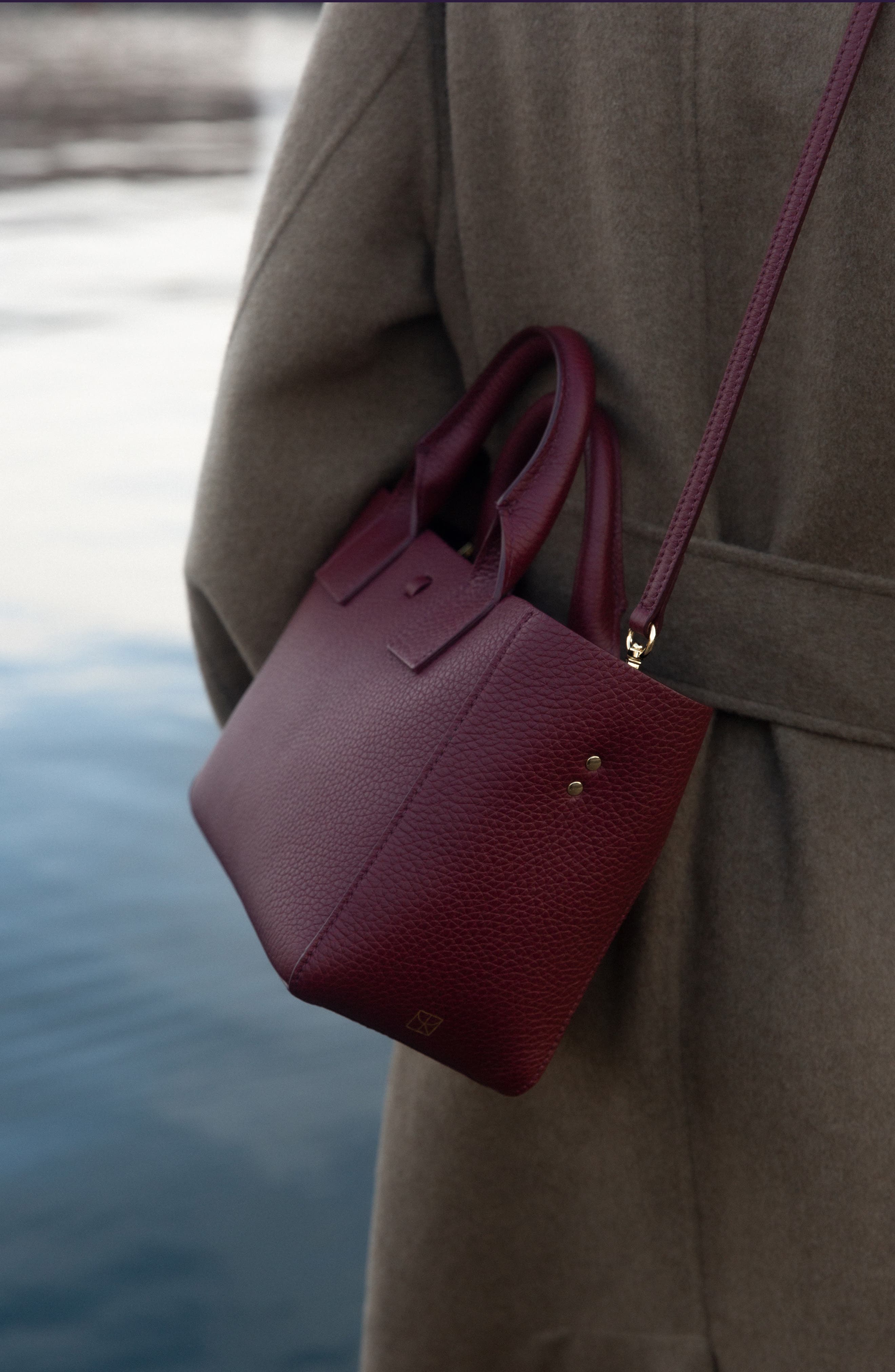 Yvonne Koné Little Filippo Leather Tote, Alternate, color, 