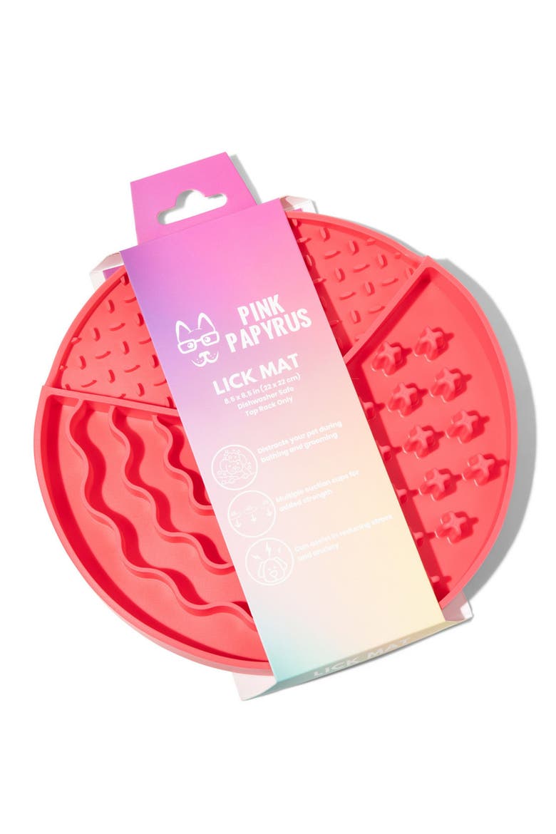 Pet Lick Mat, Main, color, Pink