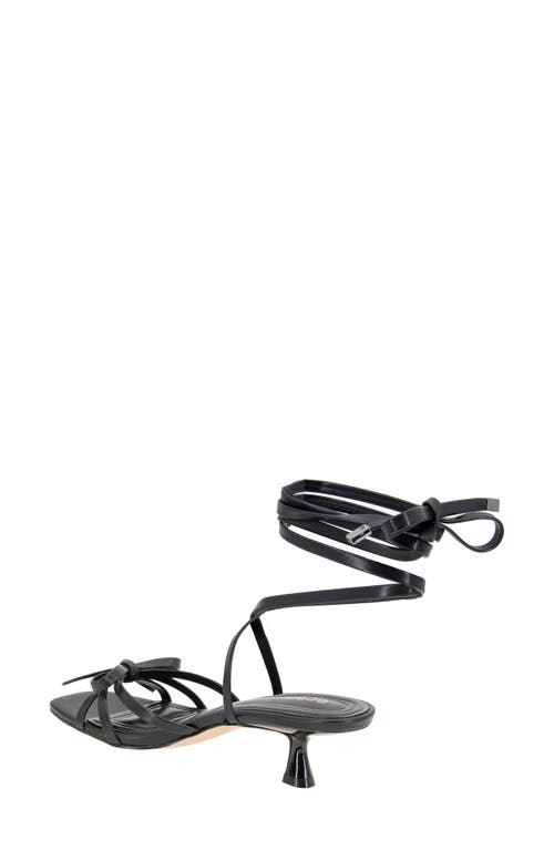 Bcbg Imerez Ankle Wrap Sandal In Black