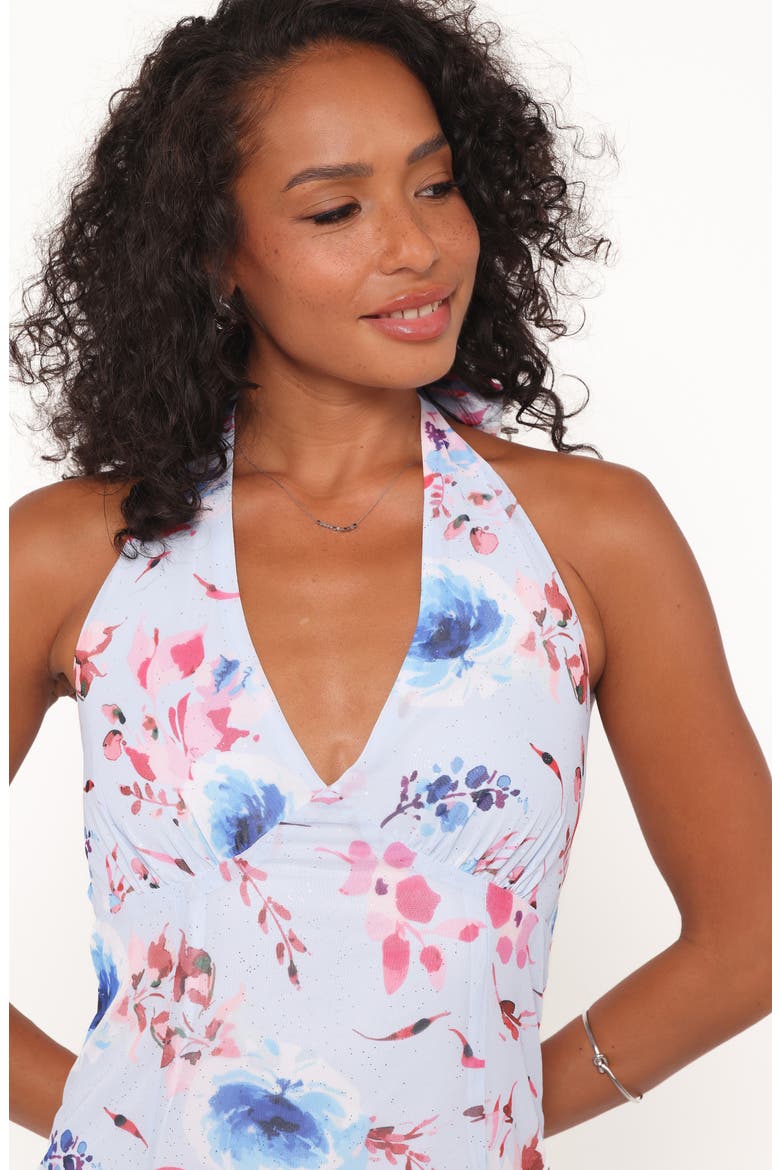 Lavie Floral Maxi Dress, Alternate, color, BLUE FLORAL
