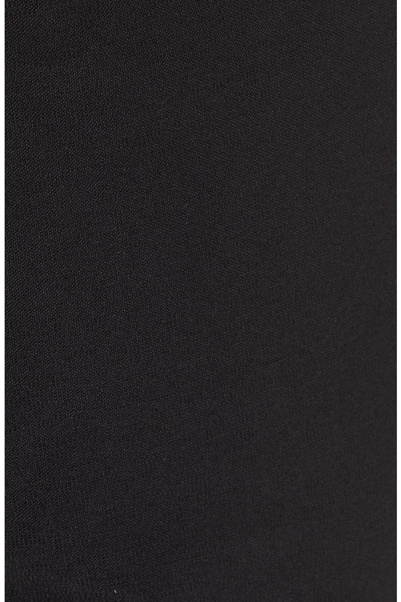 Slim Knit Ankle Pants, Alternate, color, BLACK