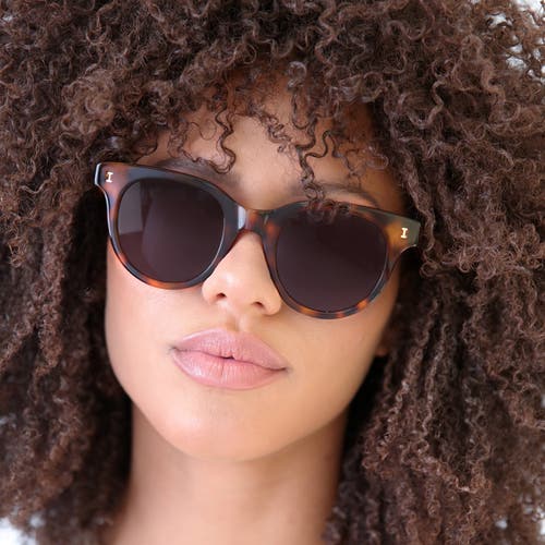 Illesteva Sicilia Sunglasses In Mulberry/grey | ModeSens display picture 1