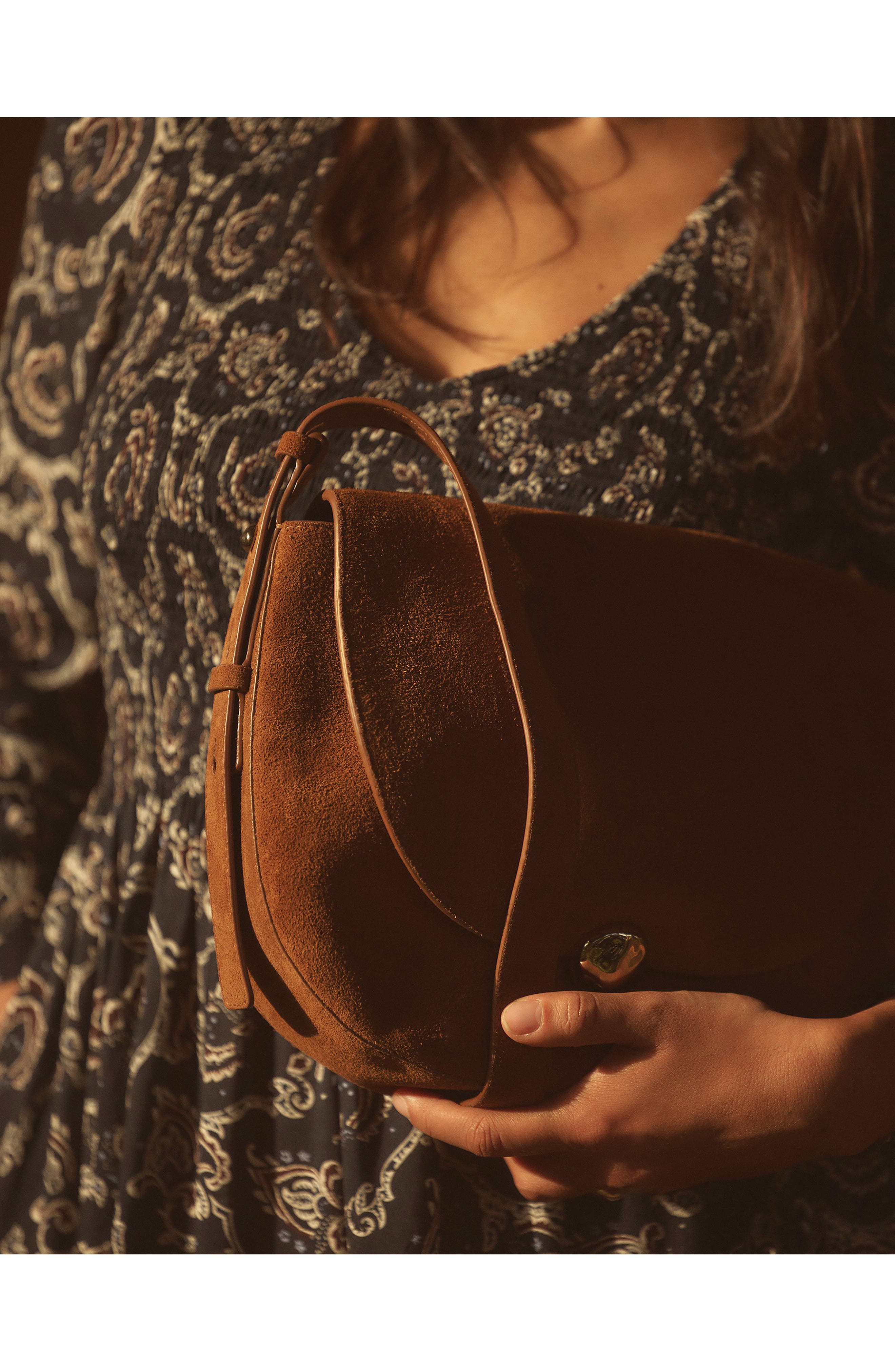 Madewell The Dakota Large Saddle Bag, Alternate, color, 